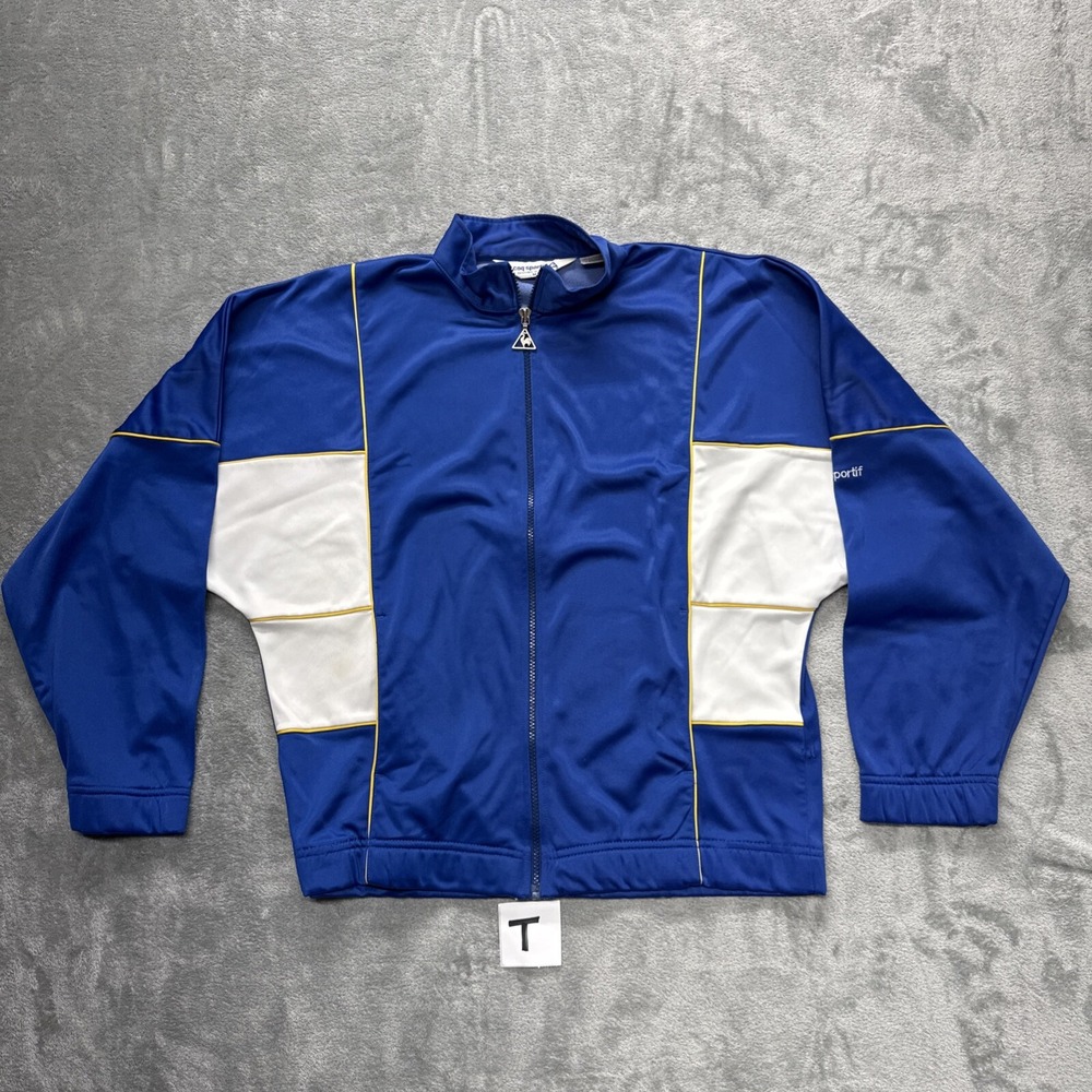 vintage le coq sportif full zip sweatshirt Size Medium Y2K